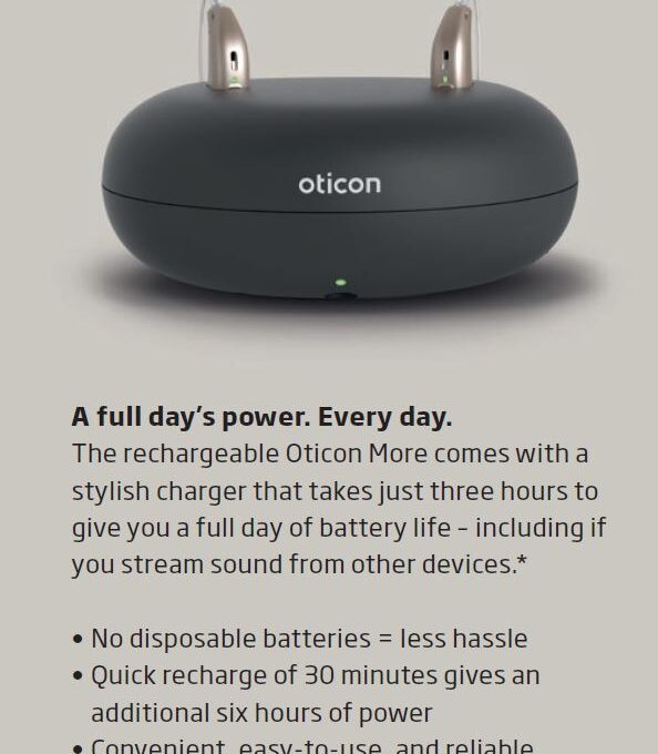 Oticon More Charging